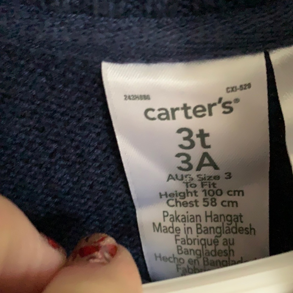 Carter’s 3t sweater
